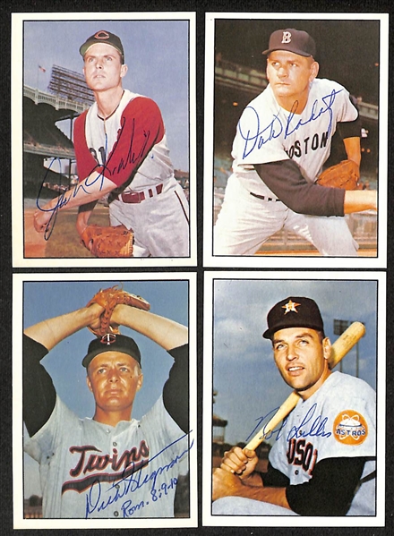 Lot of (55) Signed 1978 TCMA The 1960's Cards inc. Tony Oliva, Tony LaRussa, Moose Skowron, Roger Craig, Bobby Richardson, Jack Kralick, + (Beckett BAS Reviewed)