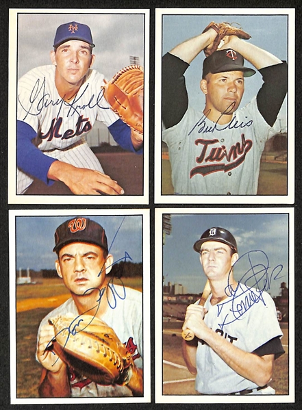 Lot of (55) Signed 1978 TCMA The 1960's Cards inc. Tony Oliva, Tony LaRussa, Moose Skowron, Roger Craig, Bobby Richardson, Jack Kralick, + (Beckett BAS Reviewed)