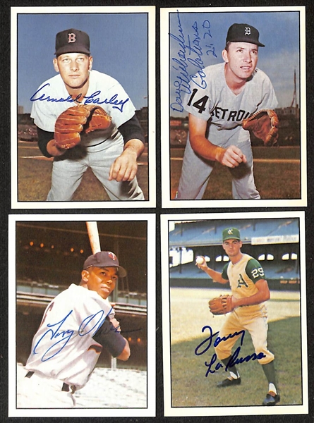 Lot of (55) Signed 1978 TCMA The 1960's Cards inc. Tony Oliva, Tony LaRussa, Moose Skowron, Roger Craig, Bobby Richardson, Jack Kralick, + (Beckett BAS Reviewed)