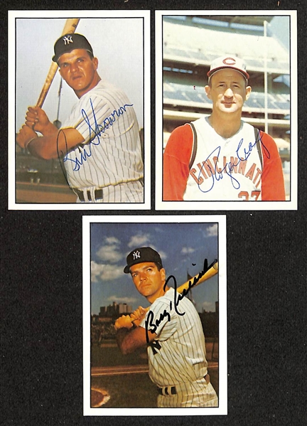 Lot of (55) Signed 1978 TCMA The 1960's Cards inc. Tony Oliva, Tony LaRussa, Moose Skowron, Roger Craig, Bobby Richardson, Jack Kralick, + (Beckett BAS Reviewed)