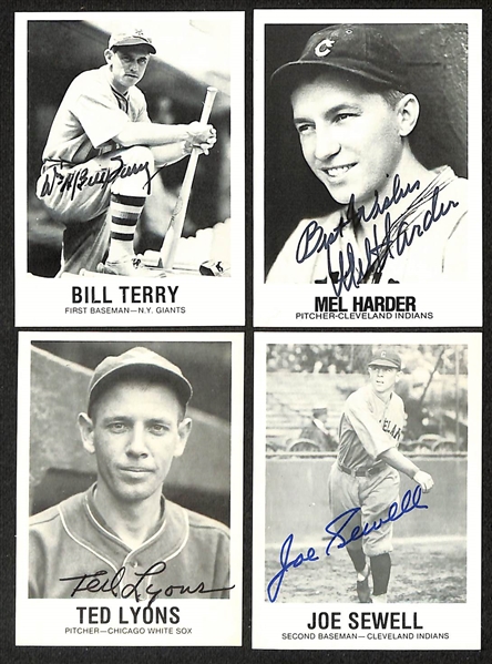 Lot of (25) TCMA Renta Galasso Cards inc. Lloyd Waner, Carl Hubbell, Fred Lindstrom, Stan Musial, Earl Averill, + (Beckett BAS Reviewed)