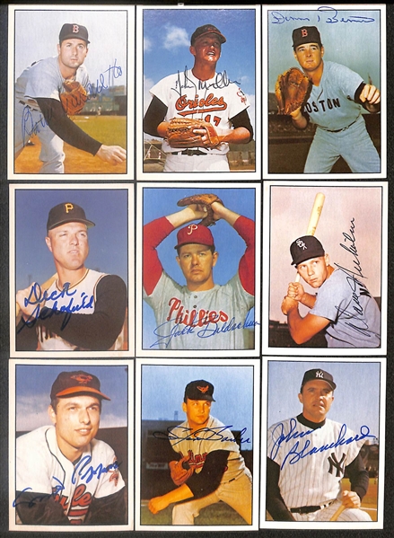 Lot of (65+) Signed TCMA the 1960s Cards inc. Sparky Anderson, Bill Skowron, Jim Fregosi, Vern Law, + (Beckett BAS Reviewed)