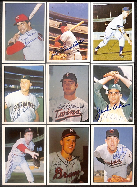 Lot of (65+) Signed TCMA the 1960s Cards inc. Sparky Anderson, Bill Skowron, Jim Fregosi, Vern Law, + (Beckett BAS Reviewed)