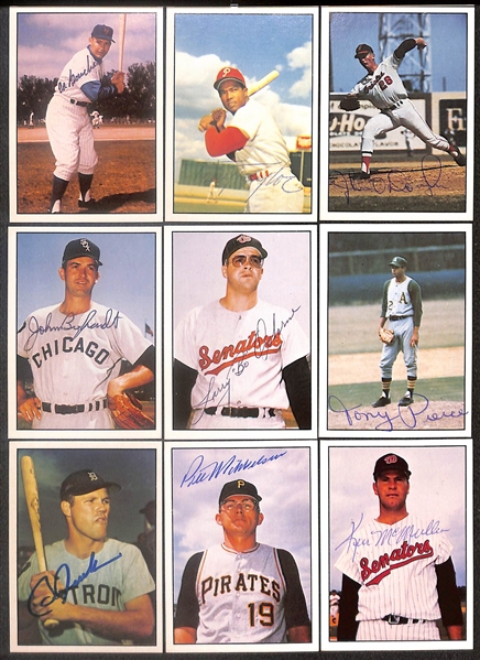 Lot of (65+) Signed TCMA the 1960s Cards inc. Sparky Anderson, Bill Skowron, Jim Fregosi, Vern Law, + (Beckett BAS Reviewed)