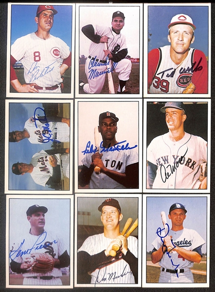 Lot of (65+) Signed TCMA the 1960s Cards inc. Sparky Anderson, Bill Skowron, Jim Fregosi, Vern Law, + (Beckett BAS Reviewed)