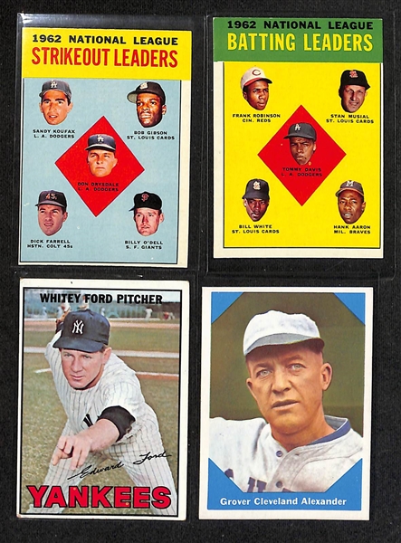  Lot of (100+) 1954-1963 Topps Baseball Cards w. 1954 Topps Duke Snider