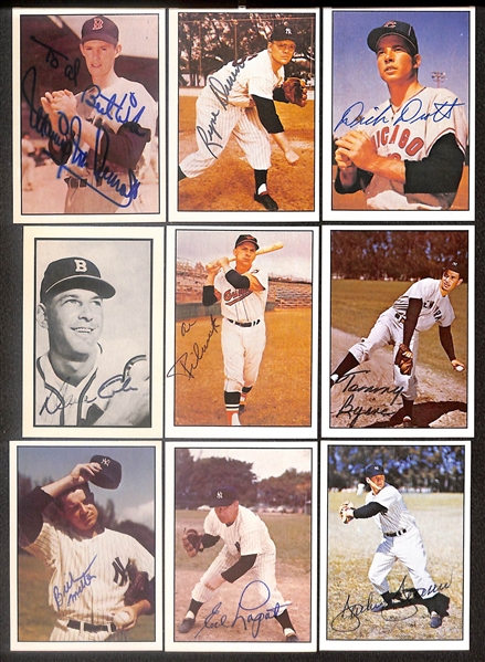 Lot of (35) Signed 1979 + 1983 TCMA The 1950s Cards inc. Monte Irvin, Andy Pafko, Joe Black, John Sain, + (Beckett BAS Reviewed)