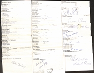Lot of (150+) Signed Mostly Baseball Index Cards inc. Orlando Cepeda, Frank Thomas, Early Wynn, Spud Chandler, Gary Carter, + (Beckett BAS Reviewed)