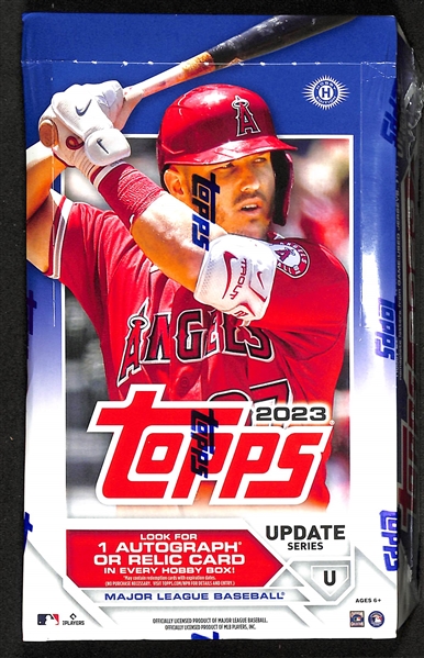 2023 Topps Update Series Sealed Hobby Box inc. 1 Autograph or Relic Card