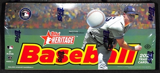 2024 Topps Heritage Baseball Hobby Sealed Box inc. 1 Autograph or Relic Card