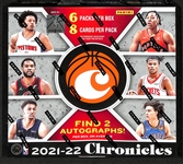 2021-22 Panini Chronicles Basketball Sealed Hobby Box inc. 2 Autographs per Box