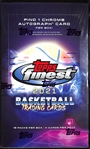 2021 Topps Finest Basketball Sealed Hobby Box inc. 1 Chrome Autograph per Box