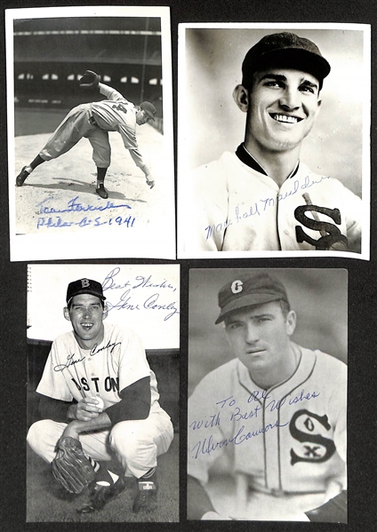 Lot of (100+) Signed Baseball Photos + Post Cards inc. Al Todd, Vern Law, + (Beckett BAS Reviewed)