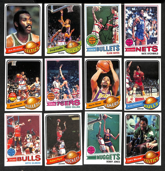 Lot of (85+) Signed Basketball Cards inc. George Gervin, (2) Rick Berry, Tom McMillen, + (Beckett BAS Reviewed)