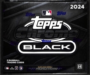 2024 Topps Chrome Black Baseball Sealed Hobby Box inc. 1 Encased Chrome Autograph & 1 Refractor per Box