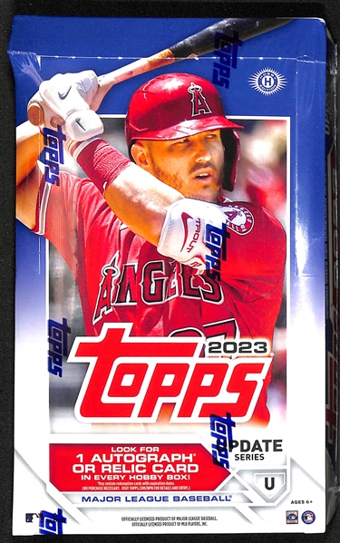 2023 Topps Update Baseball Hobby Box (1 Autograph or Relic Per Box)