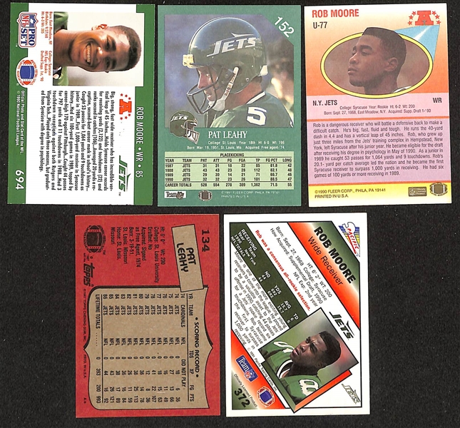 Lot of (200+) Signed New York Jets Cards inc. (4) Joe Klecko, (6) Al Toon, (9) Wesley Walker, +  (Beckett BAS Reviewed)