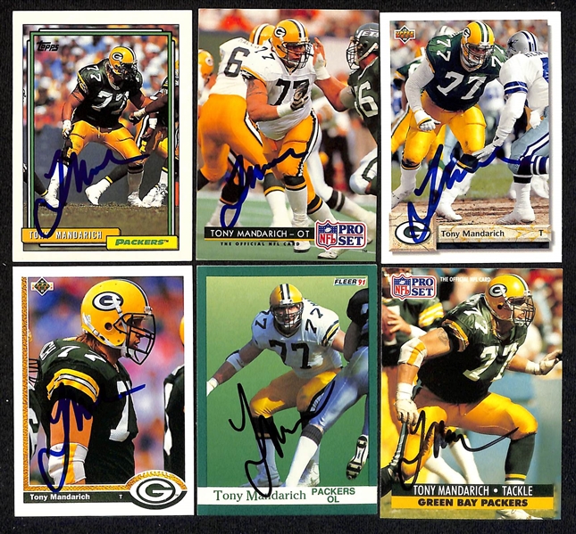 Lot of (275+) Signed Green Bay Packers Cards inc. (2) Mark Brunell, (9) James Lofton, (5) Sterling Sharpe, + (Beckett BAS Reviewed)