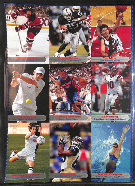 (63) Uncut Sports Illustrated SI for Kids Sheets (567 Cards) Including Serena Williams, Tiger Woods, Michael Jordan, Tom Brady, Sidney Crosby, Sue Bird,  Rafael Nadal, Alex Ovechkin, Kobe Byrant, +