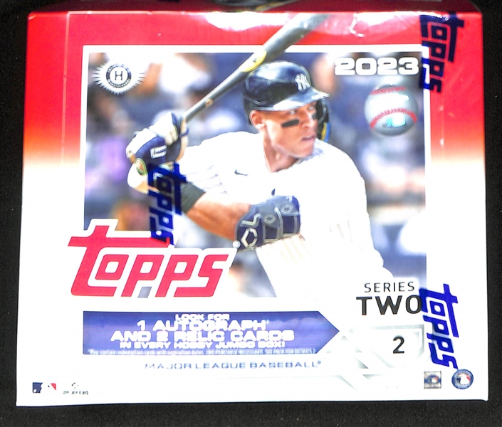 2023 Topps Series 2 Baseball Jumbo Box!  1 Autograph & 2 Relics Per Box!