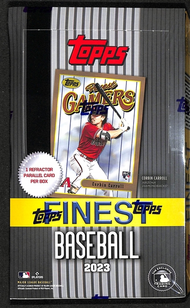 Limited Edition Sealed 2023 Topps Finest Hobby Box (1 Refractor Parallel Per Box) 