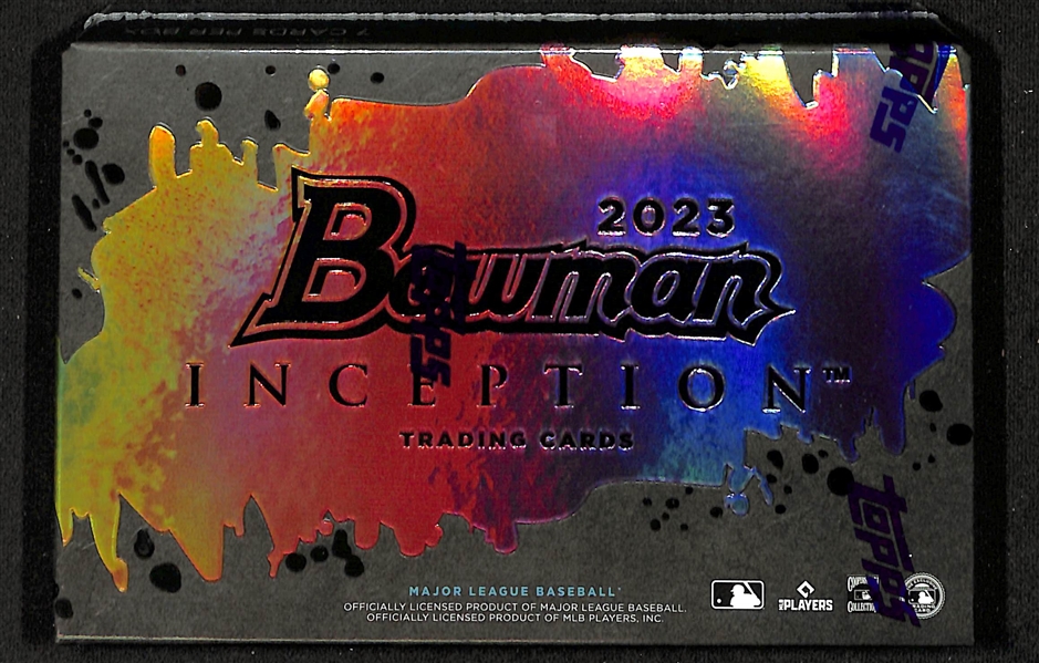 2023 Bowman Inception Baseball Sealed Hobby Box (2 Autographs Per Box)