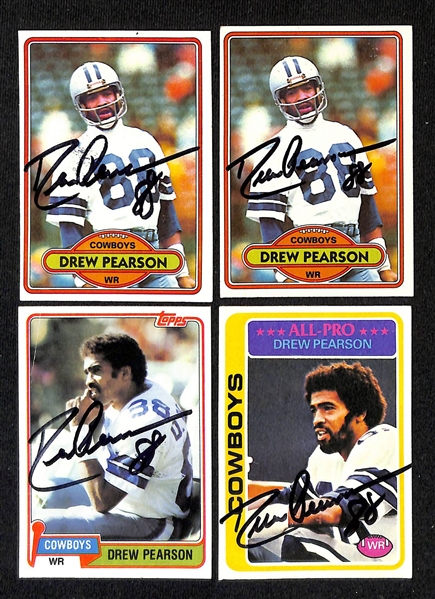 Lot of (275+) Signed Dallas Cowboys Cards inc. (5) Randy White, (2) Herschel Walker, + (Beckett BAS Reviewed)