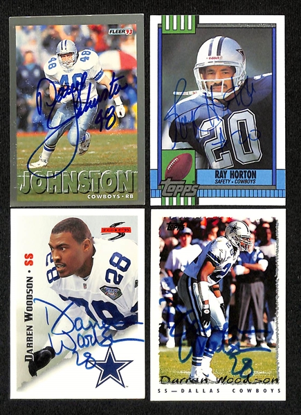 Lot of (275+) Signed Dallas Cowboys Cards inc. (5) Randy White, (2) Herschel Walker, + (Beckett BAS Reviewed)