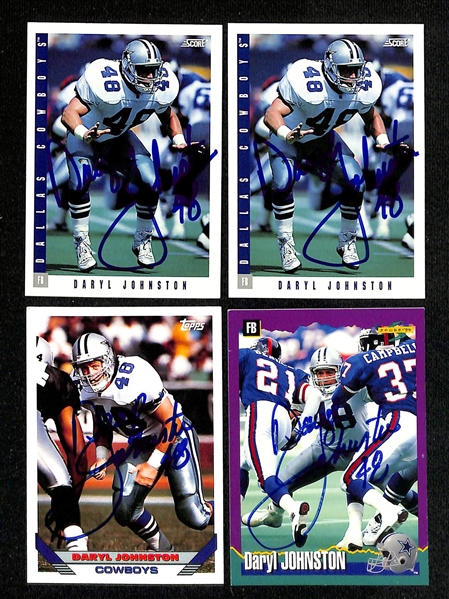 Lot of (275+) Signed Dallas Cowboys Cards inc. (5) Randy White, (2) Herschel Walker, + (Beckett BAS Reviewed)