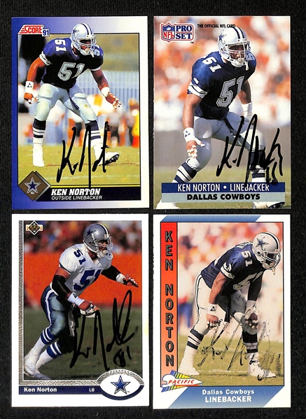 Lot of (275+) Signed Dallas Cowboys Cards inc. (5) Randy White, (2) Herschel Walker, + (Beckett BAS Reviewed)