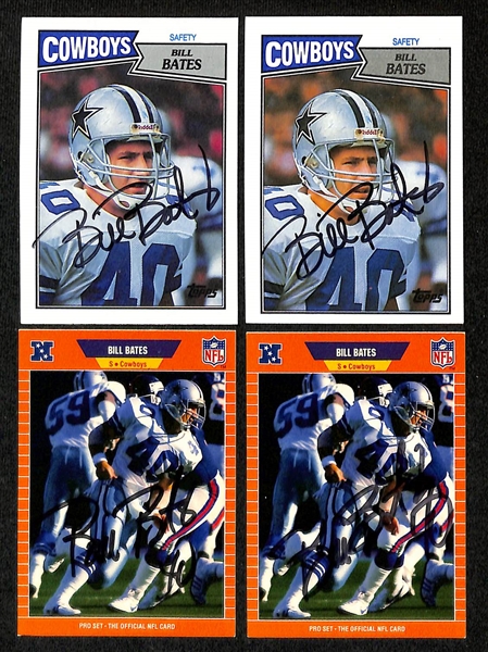 Lot of (275+) Signed Dallas Cowboys Cards inc. (5) Randy White, (2) Herschel Walker, + (Beckett BAS Reviewed)