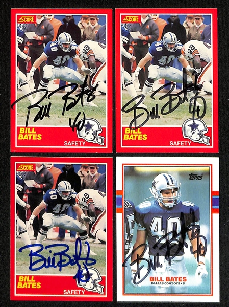 Lot of (275+) Signed Dallas Cowboys Cards inc. (5) Randy White, (2) Herschel Walker, + (Beckett BAS Reviewed)