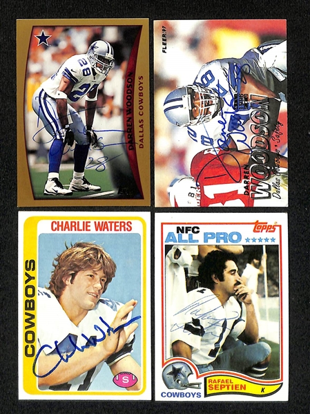 Lot of (275+) Signed Dallas Cowboys Cards inc. (5) Randy White, (2) Herschel Walker, + (Beckett BAS Reviewed)