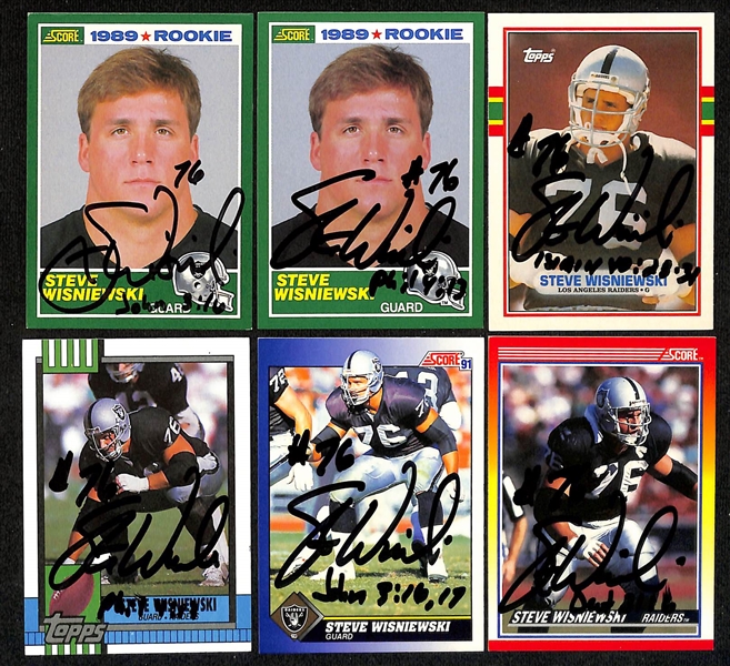 Lot of (200+) Signed Raiders Cards inc. (11) Cliff Branch, (2) Ken Stabler, + (Beckett BAS Reviewed)