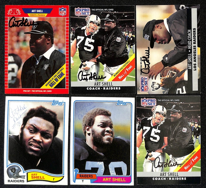 Lot of (200+) Signed Raiders Cards inc. (11) Cliff Branch, (2) Ken Stabler, + (Beckett BAS Reviewed)