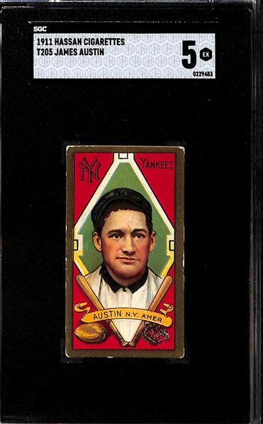 1911 Hassan Cigarettes T205 James Austin SGC 5