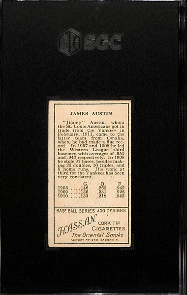 1911 Hassan Cigarettes T205 James Austin SGC 5