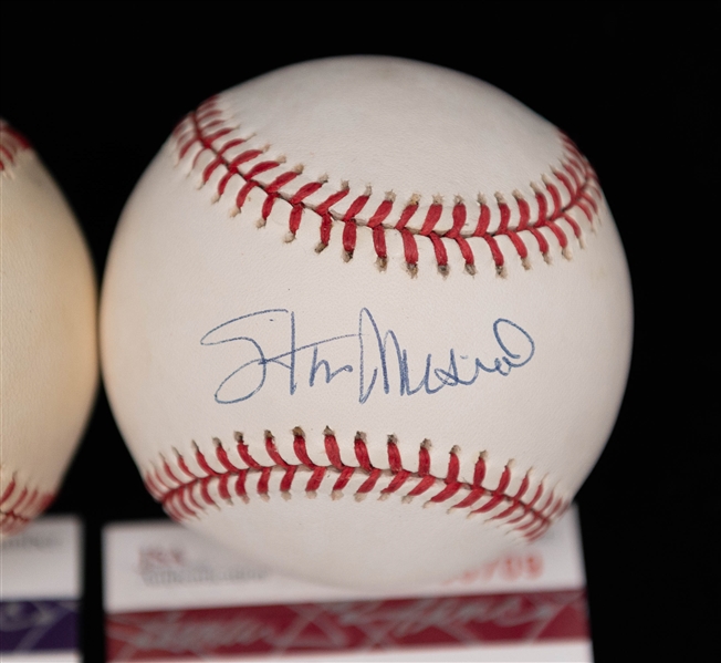 Lot of (3) Signed Baseballs w. Stan Musial, Ralph Kiner, Duke Snider, all with JSA Certs