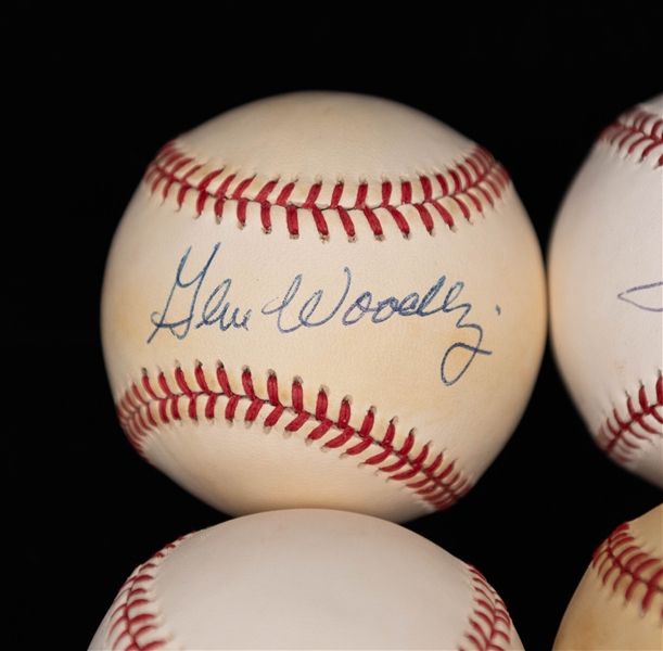 Lot of (6) Signed Baseballs w. Pete Rose, Don Zimmer, Don Larsen, + (JSA Auction Letter)