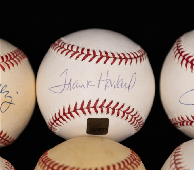 Lot of (6) Signed Baseballs w. Pete Rose, Don Zimmer, Don Larsen, + (JSA Auction Letter)