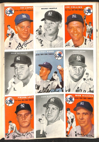 Second Issue Sports Illustrated #2: August 23, 1954 w. (27) Uncut Baseball Cards featuring the N.Y. Yankees inc. Berra, Mantle, Rizzuto, Ford