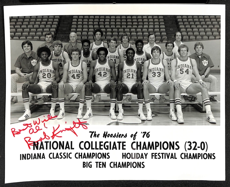 Lot of Over (50) Signed Photos of Coaches w. Jimmy Johnson, Bobby Knight, + (JSA Auction Letter)