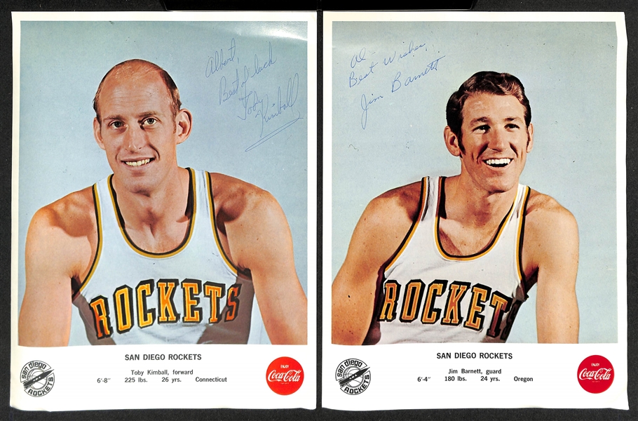 Lot of Over (30) Signed Basketball Photos w. Bob Douglas, Chuck Daly, Al Attles, Ed Macauley + (JSA Auction Letter)