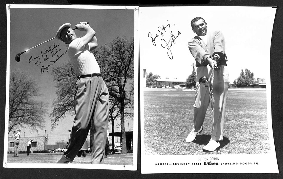 Lot of (25+) Signed Golfer Photos w. Byron Nelson, Julius Boros, Gary Player, + (JSA Auction Letter)