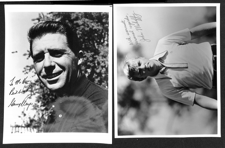 Lot of (25+) Signed Golfer Photos w. Byron Nelson, Julius Boros, Gary Player, + (JSA Auction Letter)