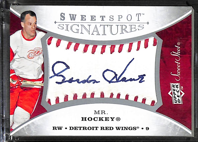 2007-8 Upper Deck Sweet Shot Sweet Spot Signatures Gordie MR HOCKEY Howe Autographed Hockey Card