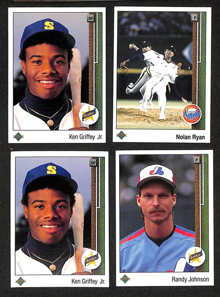 Lot of (4) 1989 Upper Deck  Baseball Complete Sets