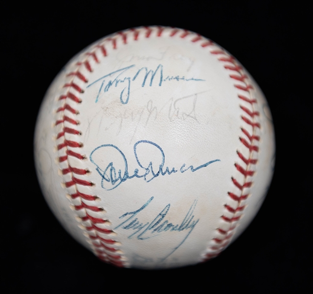 1976 Baltimore Orioles Signed Baseball - Approx  23 Autographs w. Brooks Robinson/Jim Palmer (JSA Auction Letter)