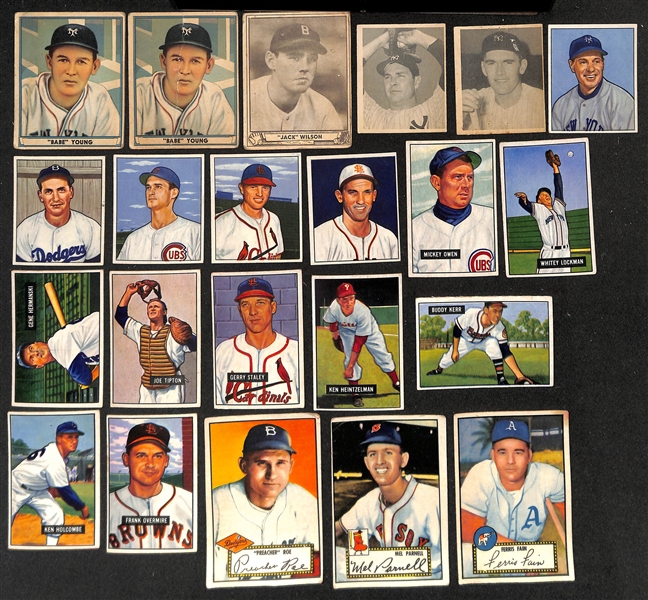 Lot of (22) Assorted 1941 Play Ball Cards w. Joe Cronin, + more