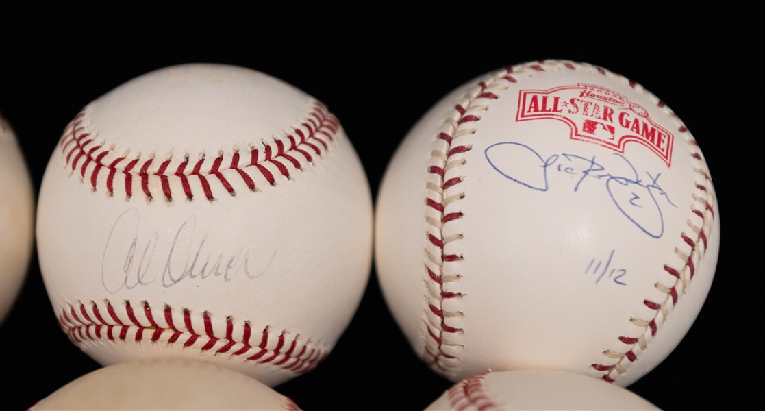 Lot of (9) Signed Baseballs inc. HOFers Willie Stargell (UD Authenticated) & Bill Mazeroski (PSA/DNA) - JSA Auction Letter